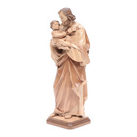 Święty Józef Guido Reni drewno Valgardena multipatynowane