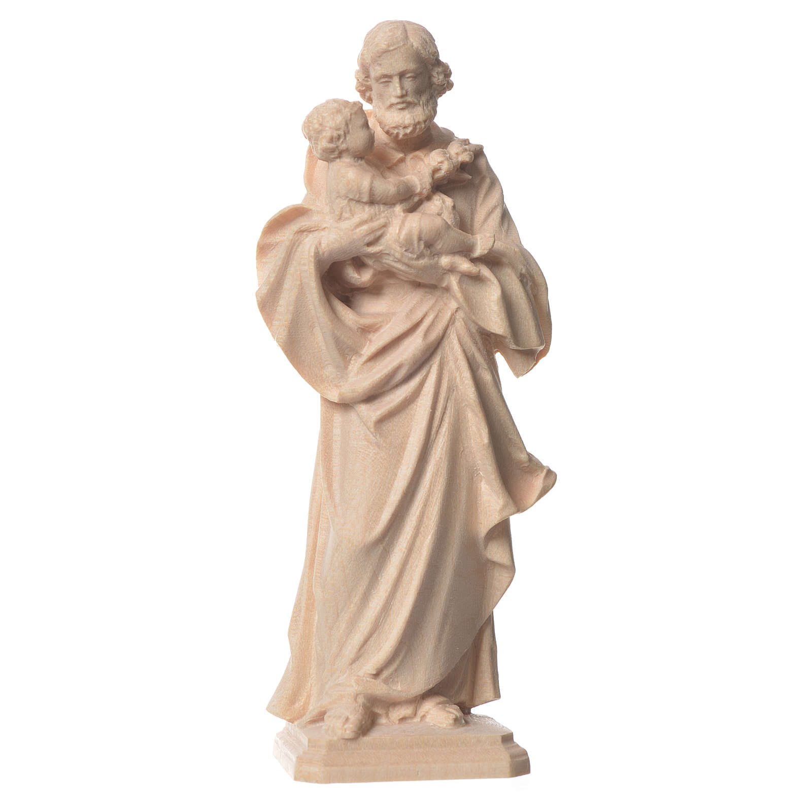 San Giuseppe di Guido Reni legno Valgardena naturale