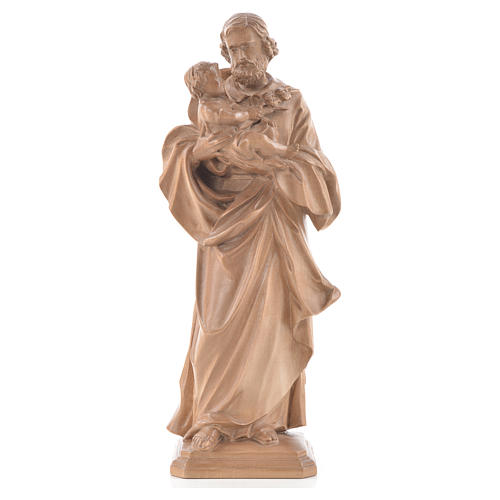 Guido Reni's Saint Joseph in patinated Valgardena wood 1