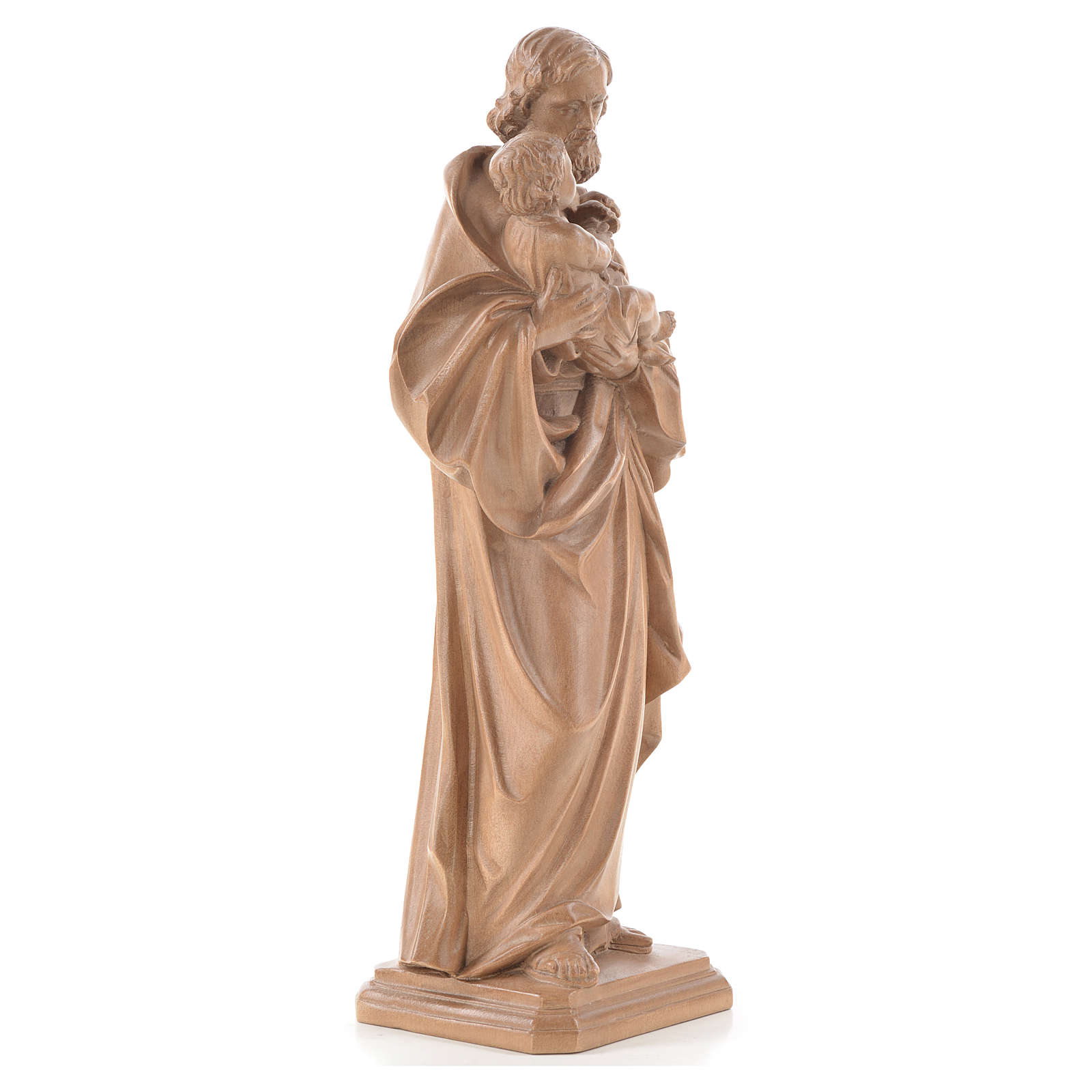 San Giuseppe di Guido Reni legno Valgardena patinato