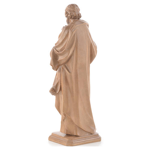 Guido Reni's Saint Joseph in patinated Valgardena wood 3