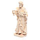 Saint Joseph the worker statue in natural Valgardena wood s2