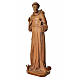 Saint Francis of Assisi statue in multi-patinated Valgardena woo s1