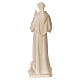 Saint Francis of Assisi statue in natural wax Valgardena wood s2