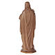 Estatua Sagrado Corazón de Jesús de madera patinada de la Val Gardena s4