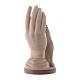 Protective hand with young girl in multi-patinated Valgardena wo s4