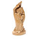 Estatua mano protectora con niña de madera patinada de la Val Gardena s4