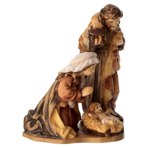 Holy Family in maple wood with shades of brown 4