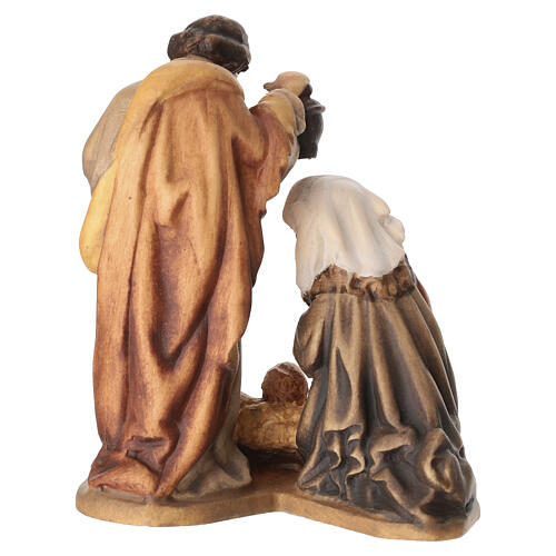 Holy Family in maple wood with shades of brown 5
