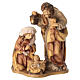 Holy Family in maple wood with shades of brown s1