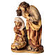 Holy Family in maple wood with shades of brown s3