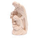 Holy Family in natural wood s2