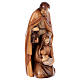 Holy Family in wood with different shades of brown s4
