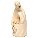 Holy Family in natural maple wood, Val Gardena s3