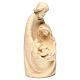 Holy Family natural maple wood statue, Val Gardena s4