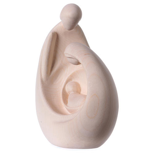 Holy Family in off white natural wood 2