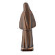 Saint Rita wooden statue in shades of brown s4