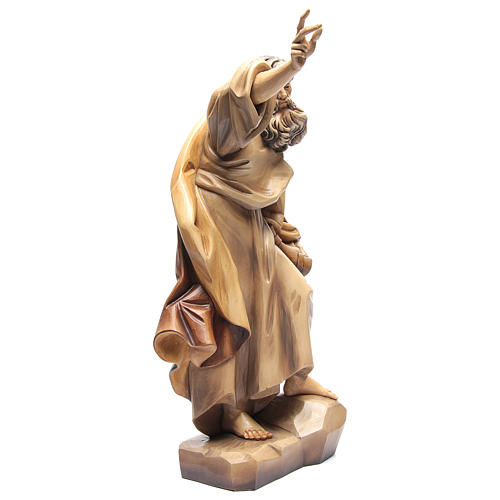 Saint Paul wooden statue in shades of brown 4