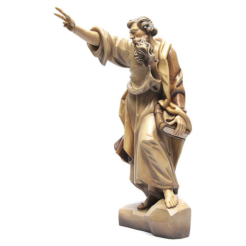 San Pablo de madera, acabado con diferentes matices de marrón 3