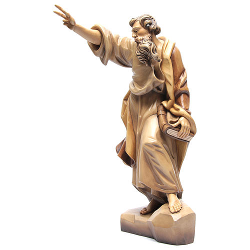 Saint Paul wooden statue in shades of brown 2