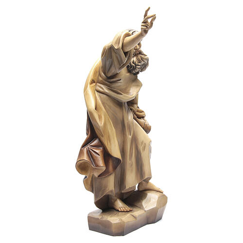 Saint Paul wooden statue in shades of brown 4