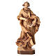 Saint Matthieu en bois nuances de marron s1