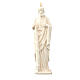Estatua San Judas de madera natural s1