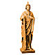 Statue Saint Jude en bois nuances de marron s1