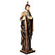 Statue Saint Jude en bois nuances de marron s3