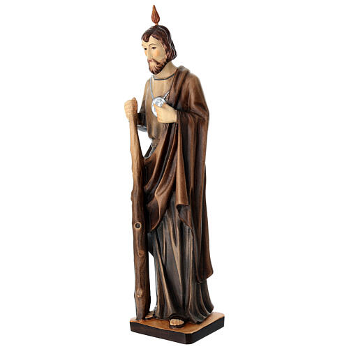 Statua di San Giuda in legno varie tonalità marrone 4