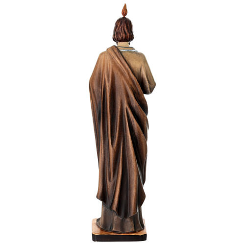 Statua di San Giuda in legno varie tonalità marrone 5