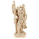 Saint Cristopher statue in natural wood s1