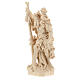 Saint Cristopher statue in natural wood s3