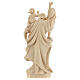 Saint Cristopher statue in natural wood s5