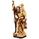 Saint Cristopher wooden statue in shades of brown s3