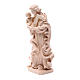 Saint Joseph with baby statue in natural wood s2