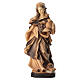 Santa Elisabetta in legno color marrone scuro e chiaro s1