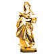 Saint Agnes wooden statue with lamb and branch s1