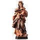 Saint Mary Magdalene wooden statue in shades of brown s1
