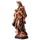 Saint Mary Magdalene wooden statue in shades of brown s3