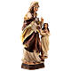 Saint Anne wooden statue in shades of brown s4