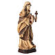 Sainte Marguerite avec croix bois différentes nuances brun s5