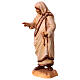 Estatua Madre Teresa de Calcuta de madera, acabado con diferentes matices de marrón s3
