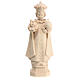 Infant Jesus of Prague statue in natural Val Gardena wood s1