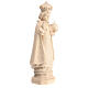 Infant Jesus of Prague statue in natural Val Gardena wood s4