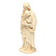 San Giuseppe con Bambino in legno naturale Val Gardena s2