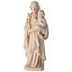 San Giuseppe con Bambino in legno naturale Val Gardena s1