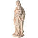 San Giuseppe con Bambino in legno naturale Val Gardena s3