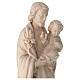 San Giuseppe con Bambino in legno naturale Val Gardena s4