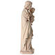 San Giuseppe con Bambino in legno naturale Val Gardena s7